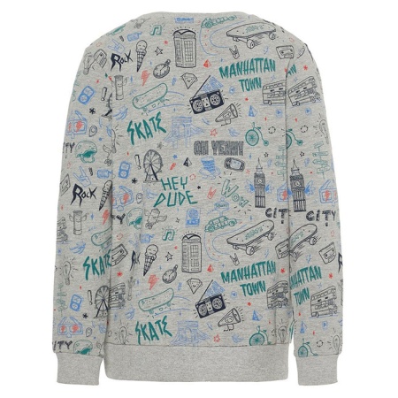 Толстовка для мальчика Серый S